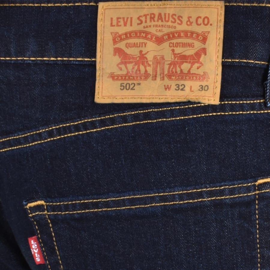 Levi's dark wash hot sale
